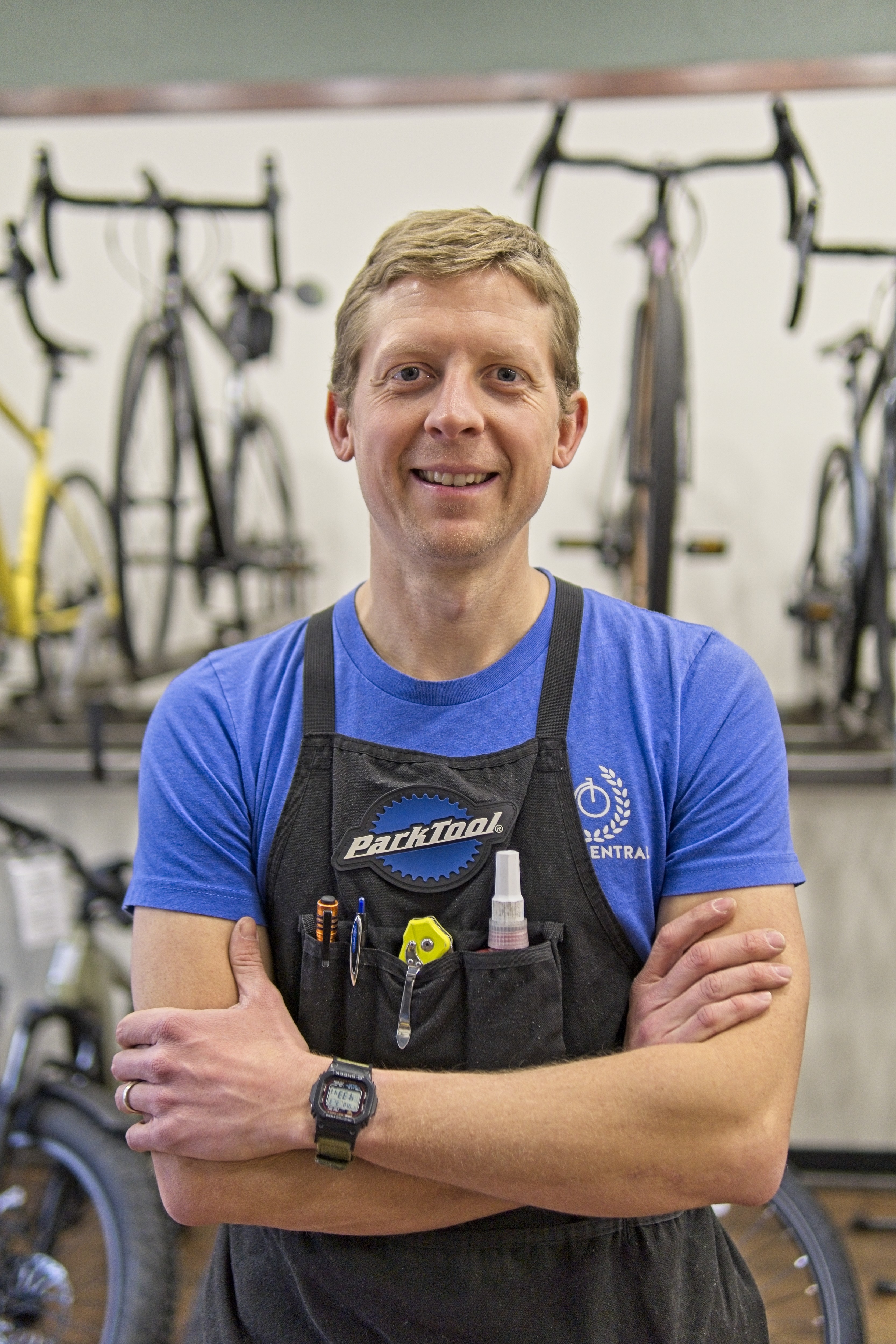 Cory Cunard, Owner and Head Mechanic at Bike Central