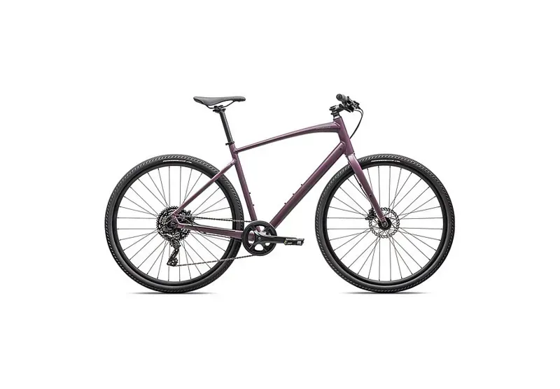 Specialized Sirrus X 2.0 Road Bike In Satin Cast Lilac/Ashen Gray Reflective