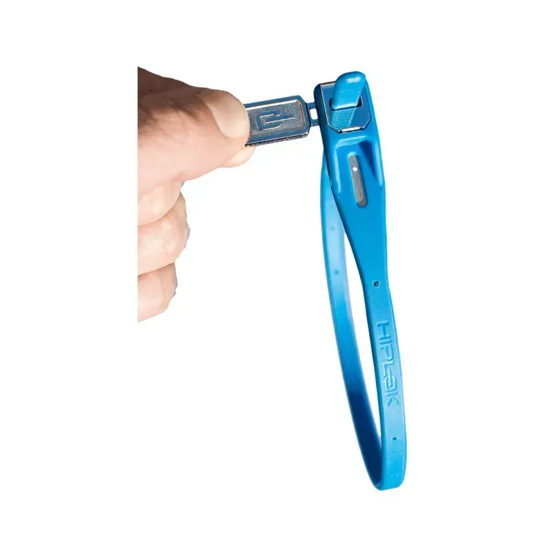 Hiplok Z-Lok 40cm Single Armored Reusable Tie in Cyan
