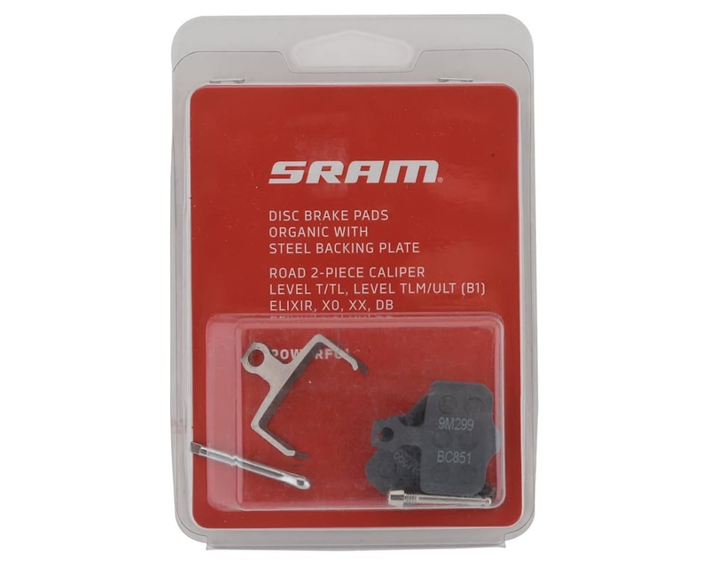 SRAM Sintered Disc Brake Pads Steel-Backed for Level Elixir and Road