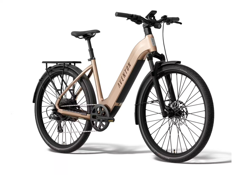 Aventon Level 4 REC Step-Through Electric Bike - Sandstone